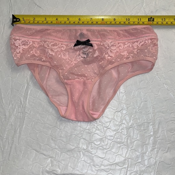 Victoria’s Secret Sexy Little Things pink mesh and lace panty - Picture 6 of 9